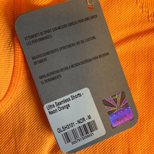 Ultra Seemless Shorts | GymShark | Orange